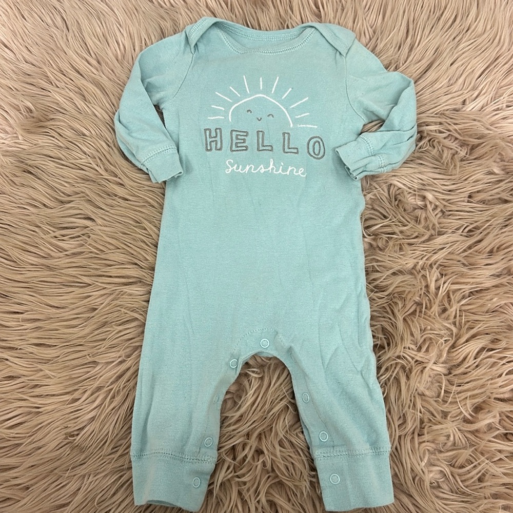 Hello Sunshine footless Sleeper